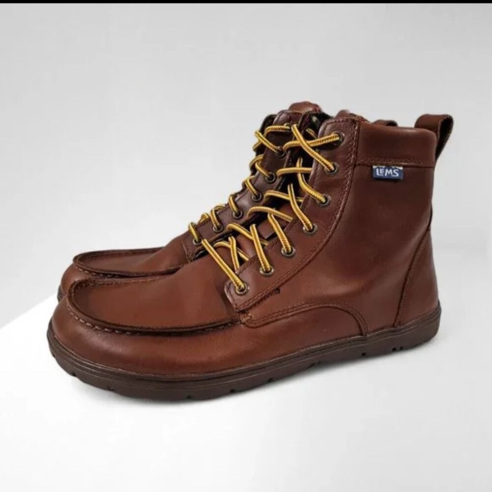 Lems Boulder Boot Full Grain Leather Men's